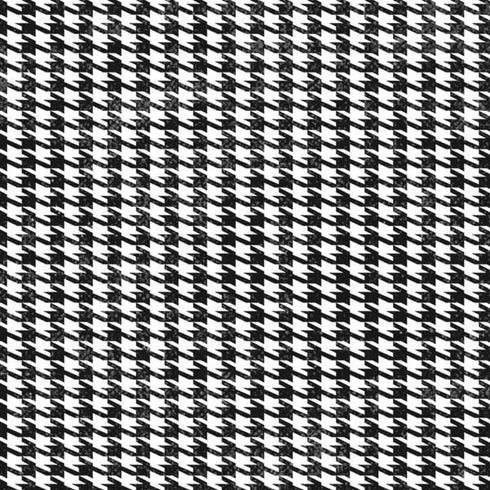 Houndstooth Black/White Galaxy Z Flip6 Clear Case